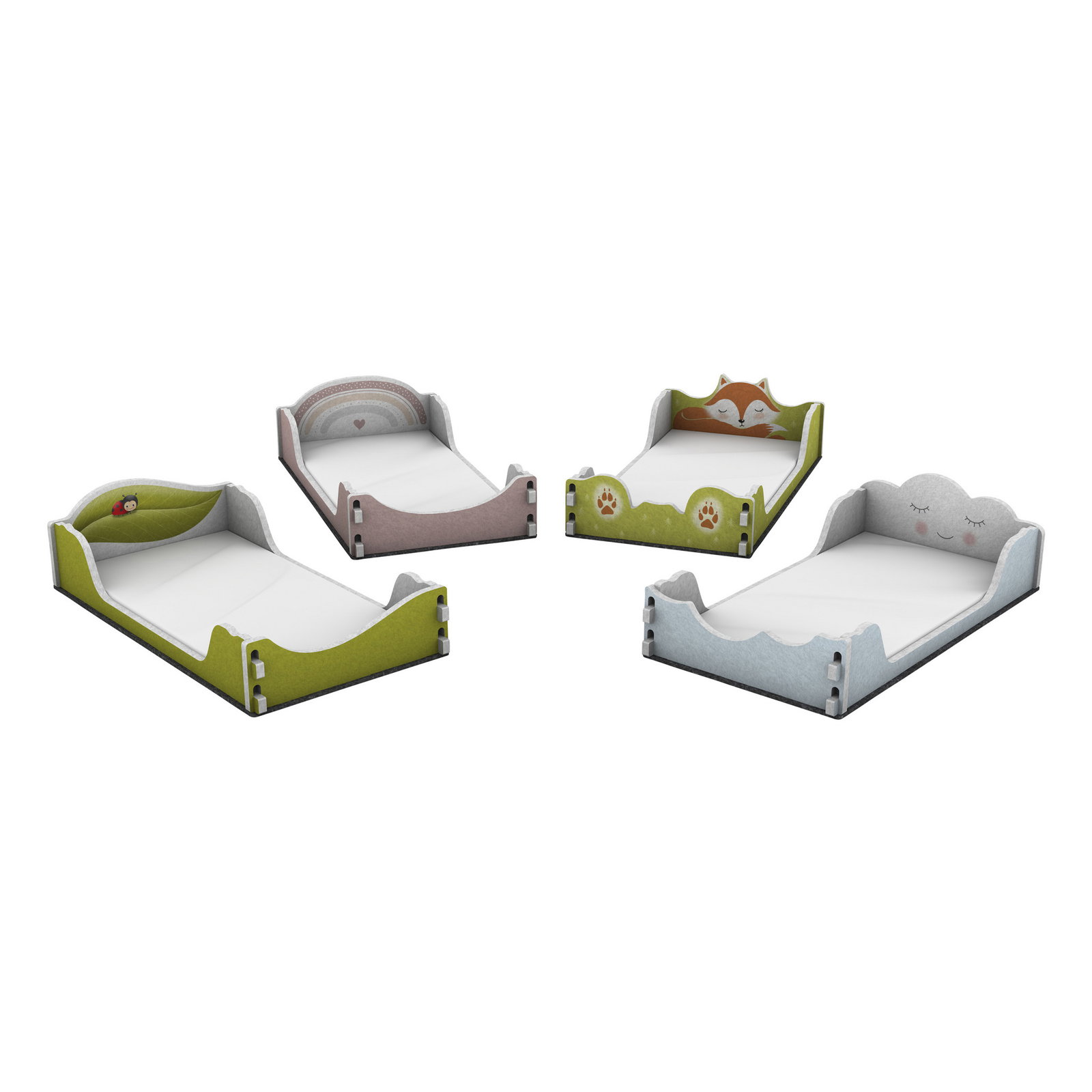 Schallschutz-Krippenbett
