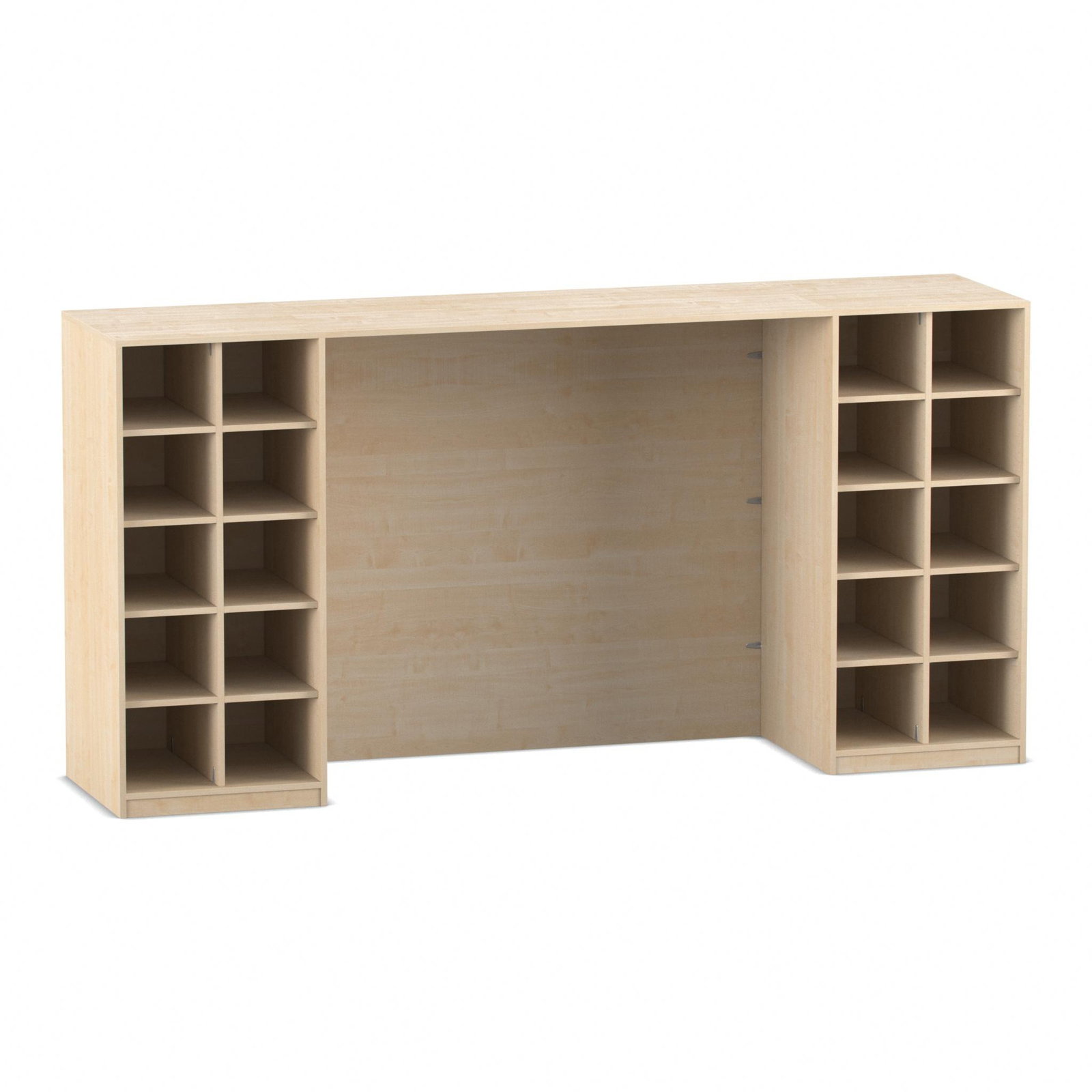Flexeo® Bettzeugschrank für Liegen, 20 Fächer, H x B: 143,9 x 288,2 cm