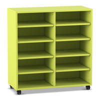 Flexeo® Regal, 2 Reihen, 10 Fächer, niedrig – Bild 11