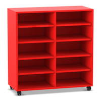 Flexeo® Regal, 2 Reihen, 10 Fächer, niedrig – Bild 15