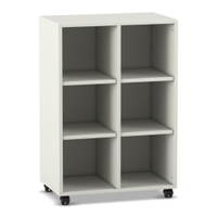 Flexeo® Regal, 2 Reihen, 6 Fächer, H x B x T: 98 x 66,5 x 40,8 cm – Bild 13