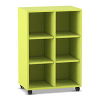 Flexeo® Regal, 2 Reihen, 6 Fächer, H x B x T: 98 x 66,5 x 40,8 cm – Bild 11