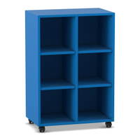Flexeo® Regal, 2 Reihen, 6 Fächer, H x B x T: 98 x 66,5 x 40,8 cm – Bild 19