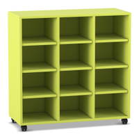 Flexeo® Regal, 3 Reihen, 12 Fächer, niedrig – Bild 11