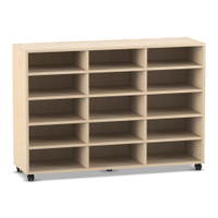 Flexeo® Regal, 3 Reihen, 15 Fächer – Bild 21