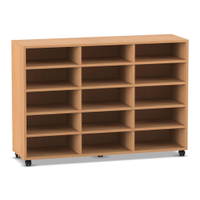 Flexeo® Regal, 3 Reihen, 15 Fächer – Bild 9