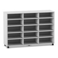 Flexeo® Regal, 3 Reihen, 15 Fächer – Bild 17