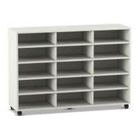 Flexeo® Regal, 3 Reihen, 15 Fächer – Bild 13