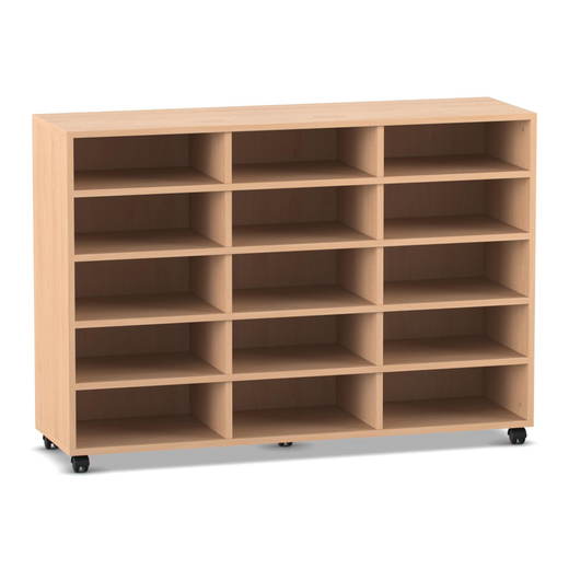 Flexeo-Regal-3-Reihen-15-Faecher-806002_P01-ZN Flexeo® Regal, 3 Reihen, 15 Fächer - Flexeo Regal 3 Reihen 15 Faecher 806002 P01 ZN