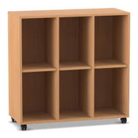 Flexeo® Regal, 3 Reihen, 6 Fächer – Bild 10
