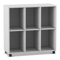 Flexeo® Regal, 3 Reihen, 6 Fächer – Bild 18