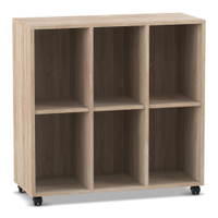 Flexeo® Regal, 3 Reihen, 6 Fächer – Bild 6