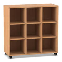 Flexeo® Regal, 3 Reihen, 9 Fächer, Breite 98,6 cm – Bild 9