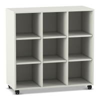 Flexeo® Regal, 3 Reihen, 9 Fächer, Breite 98,6 cm – Bild 14