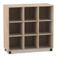 Flexeo® Regal, 3 Reihen, 9 Fächer, Breite 98,6 cm – Bild 5