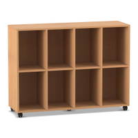 Flexeo® Regal, 4 Reihen, 8 Fächer – Bild 9
