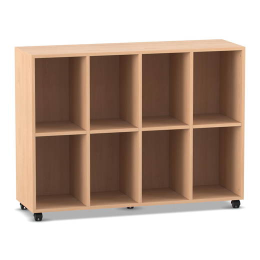 Flexeo-Regal-4-Reihen-8-Faecher-806014_P01-ZN Flexeo® Regal, 4 Reihen, 8 Fächer - Flexeo Regal 4 Reihen 8 Faecher 806014 P01 ZN