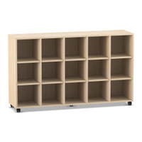 Flexeo® Regal, 5 Reihen, 15 Fächer – Bild 22