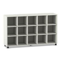 Flexeo® Regal, 5 Reihen, 15 Fächer – Bild 12