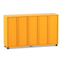 Flexeo® Regal, 5 Reihen, 15 Fächer - Flexeo Regal 5 Reihen 15 Faecher 806007V0037 P03 ZN