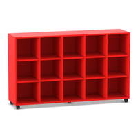 Flexeo® Regal, 5 Reihen, 15 Fächer – Bild 14