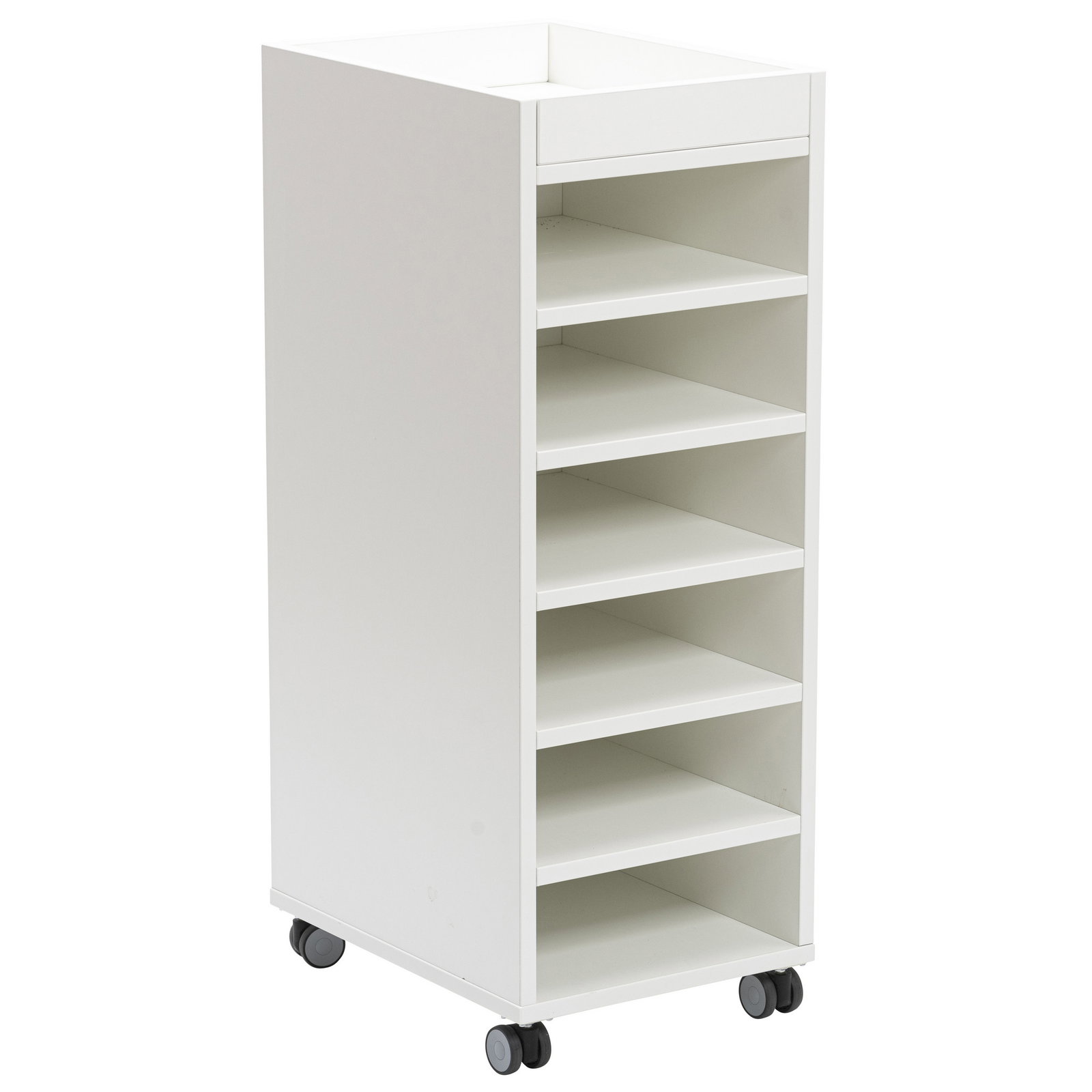 Flexeo® Wagen, einreihig, mit Aufkantung