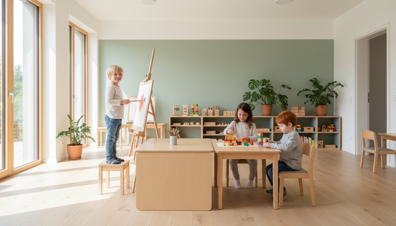 Höhenverstellbarer Tisch: Ergonomie und Flexibilität für Kita & Schule