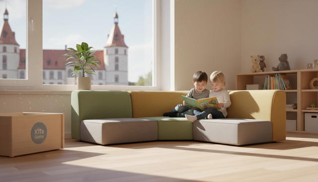 Kindersofa für die Kita: Rückzugsorte für kleine Entdecker schaffen