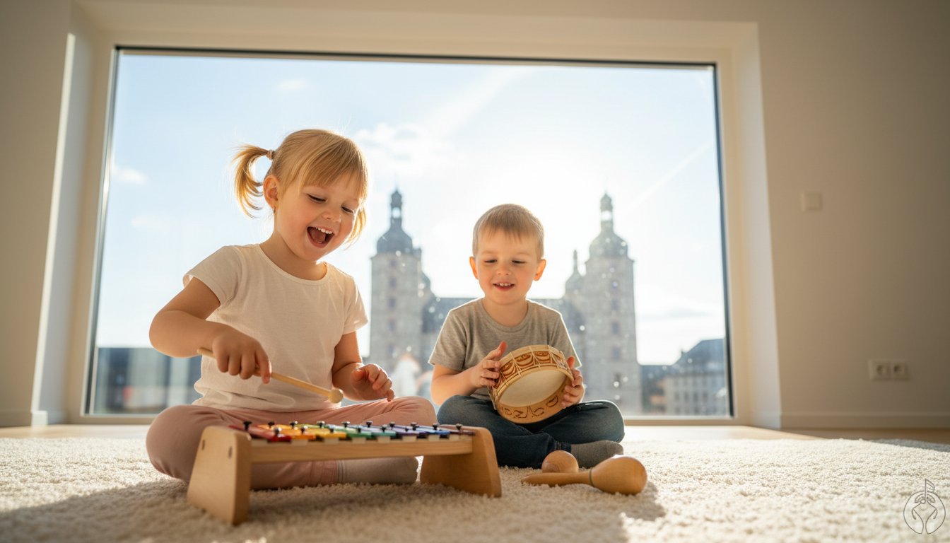Musikinstrumente für Kinder: Der große Ratgeber für die musikalische Frühförderung