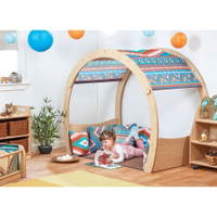 Große Kuschelhöhle mit Zubehörset - PT1025 Millhouse Early Years Furniture Large Cosy Cove With Aztec Accessory Set Lifestyle RGB1 1000