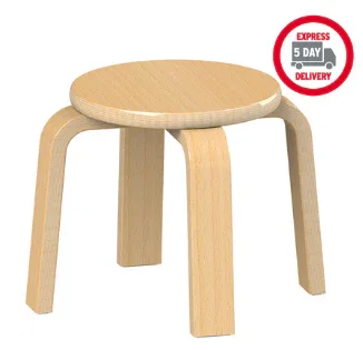 Stapelbarer Holzhocker – 4er-Pack