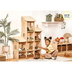 Wand-Spielregal ‚Mehrstöckiges Gebäude‘ - PT1434 Millhouse Early Years Furniture Multi Story Building Wall Mounted Lifestyle RGB1 1000