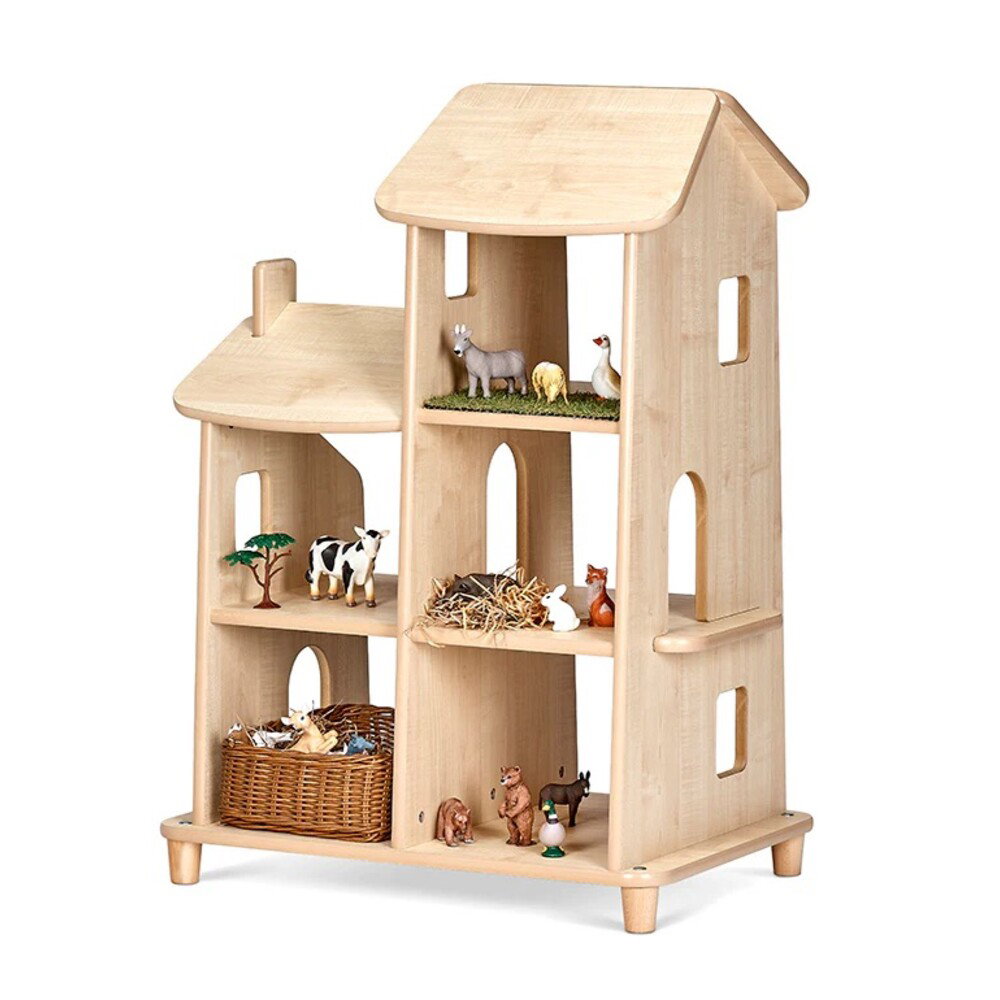 Offenes Spielhaus / Puppenhaus-Regal