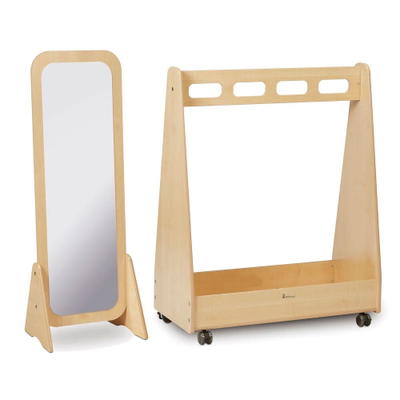 Verkleidungswagen mit Standspiegel (Rollenspiel-Set)