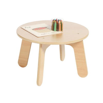 Niedriger runder Kindertisch, Ahorn