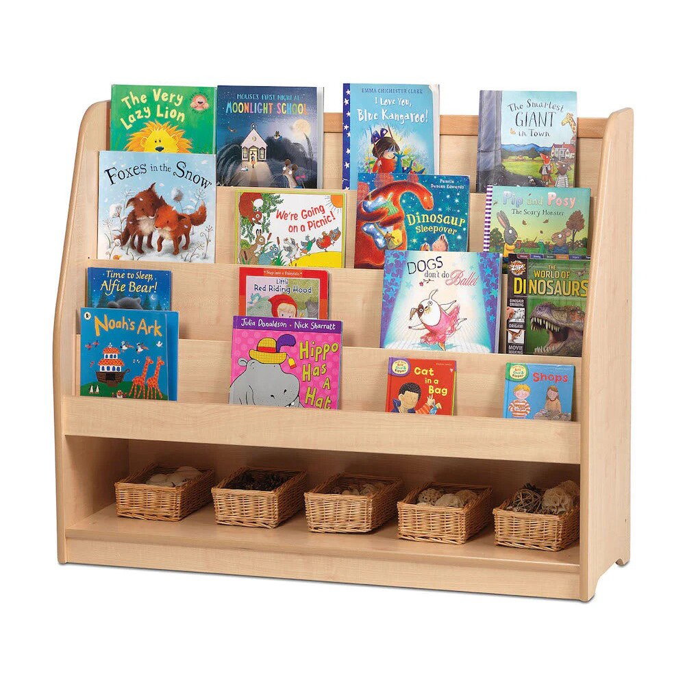 Hohes Bücherdisplay für Krippe & Kita