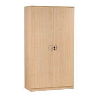 Abschließbarer hoher Aufbewahrungsschrank - PT689 Millhouse Early Years Furniture Lockable Storage Cupboard With Display And Mirror Back Main RGB 1000