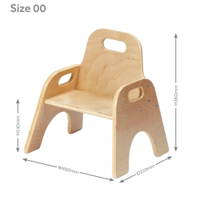 Stabiler Krippenstuhl - PT714 Millhouse Early Years Furniture Sturdy Chair Dimensions RGB 1000