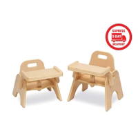 Robuster Kinderhochstuhl (Krippen-Fütterstuhl) - PT718 PT719 Millhouse Early Years Furniture Sturdy Feeding Chair 1000