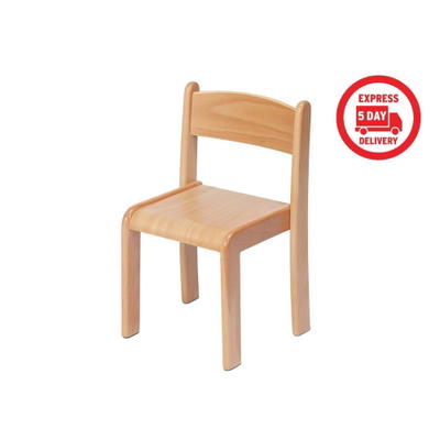 Stapelbarer Stuhl aus Buchenholz – 4er-Pack