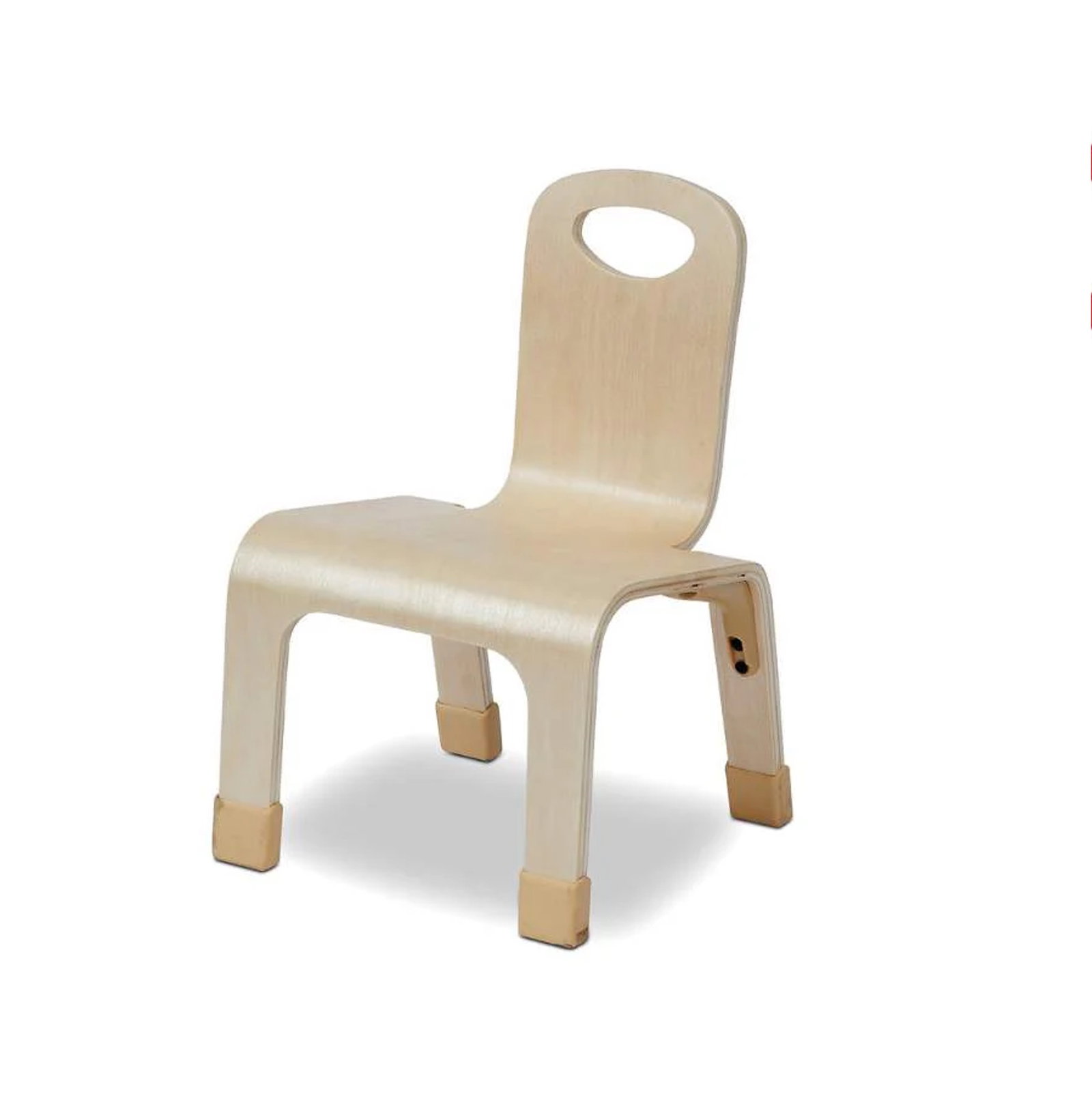 Kinderstuhl aus Formsperrholz (4er-Set, stapelbar)