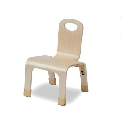 Kinderstuhl aus Formsperrholz (4er-Set, stapelbar)