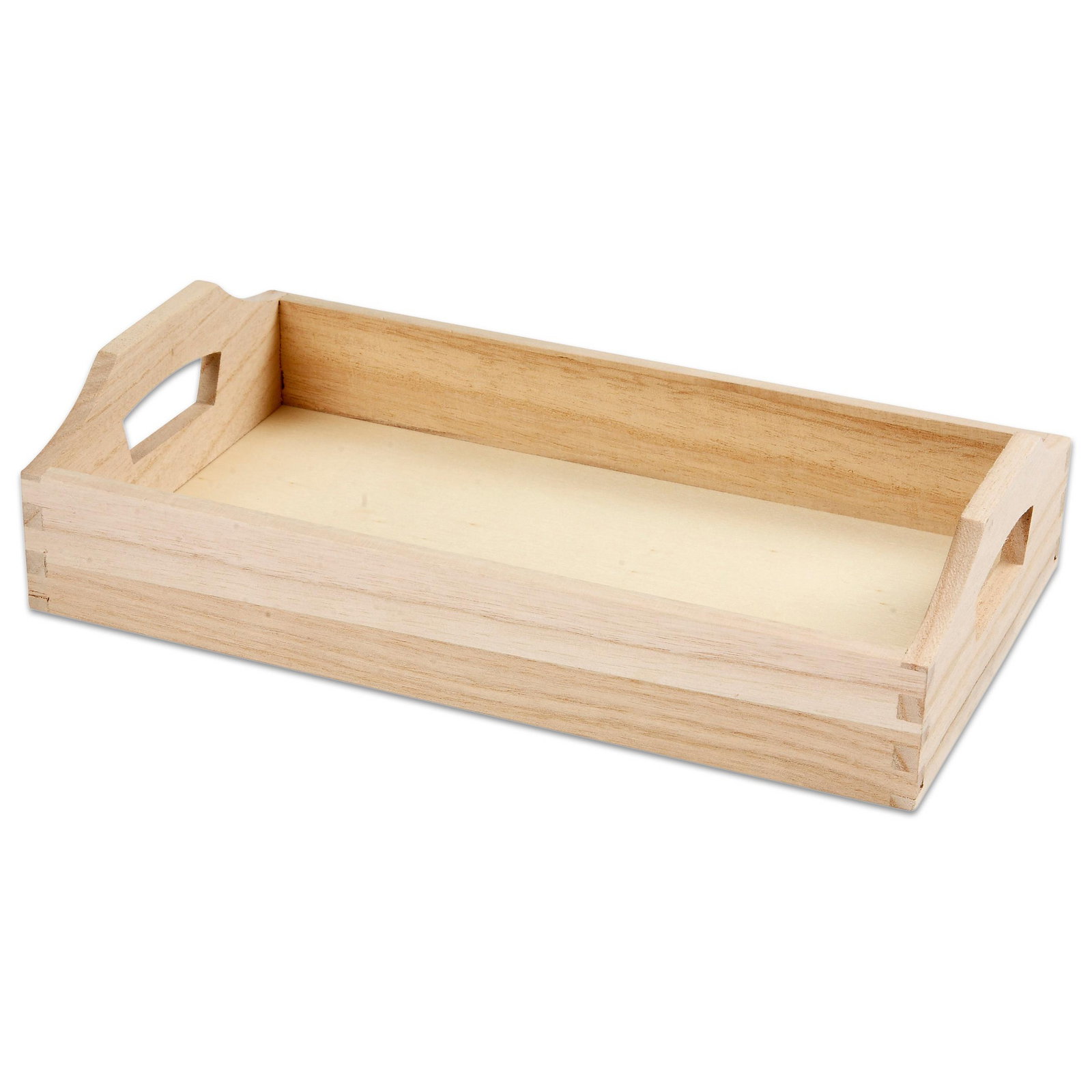 Serviertablett aus Holz