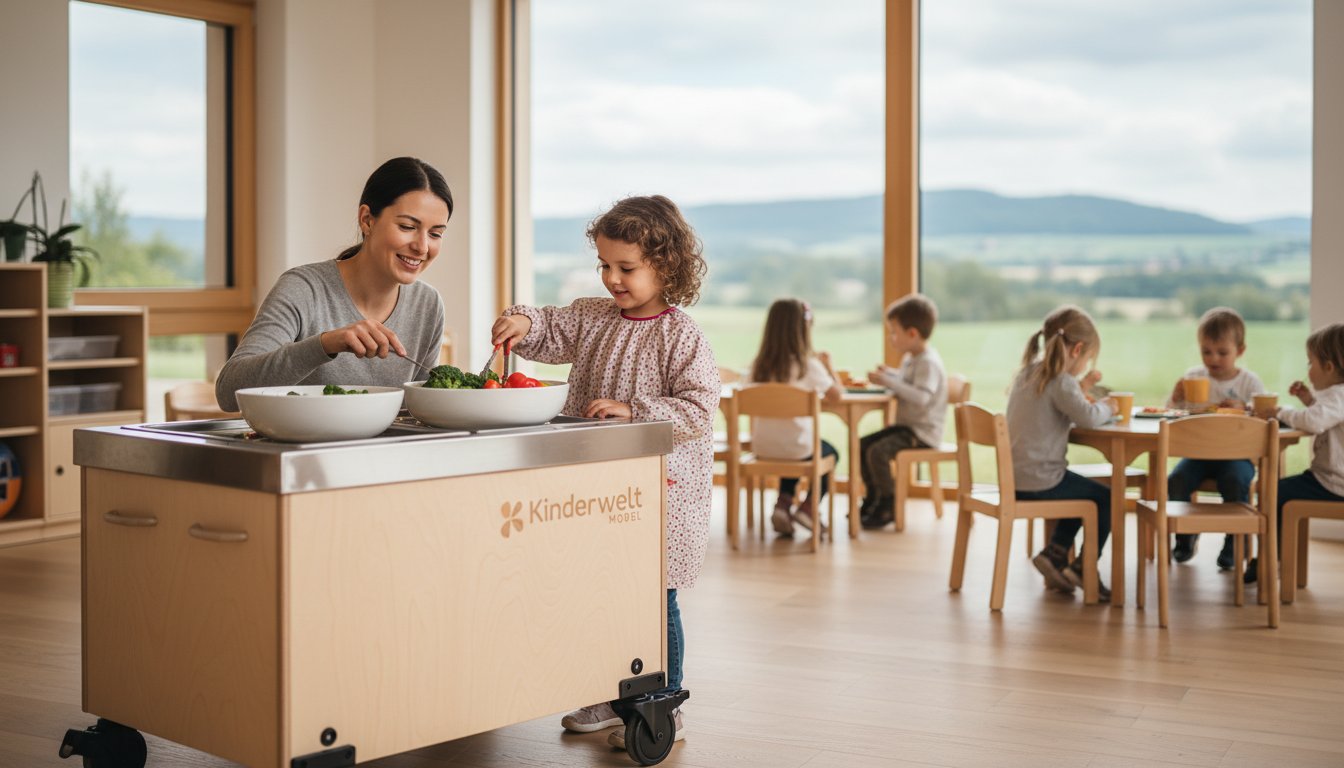 Servierwagen & Theken für Kita und Schule: Der große Ratgeber 2026