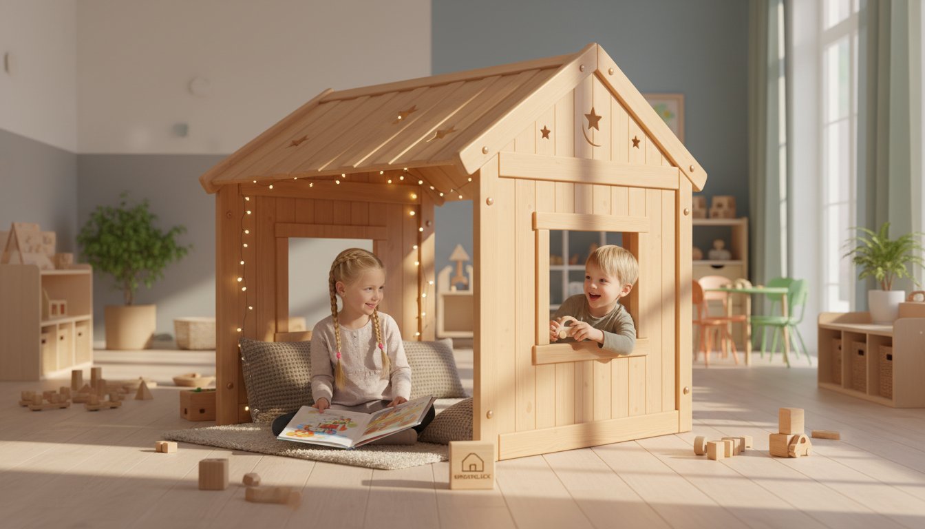Spielhaus Indoor: Ein zauberhafter Spiel- & Rückzugsort für Kinder