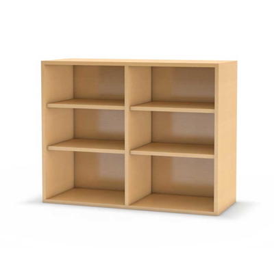 Aufsatzschrank NEONOVA, offen, Mittelwand, je 2 Einlegeböden