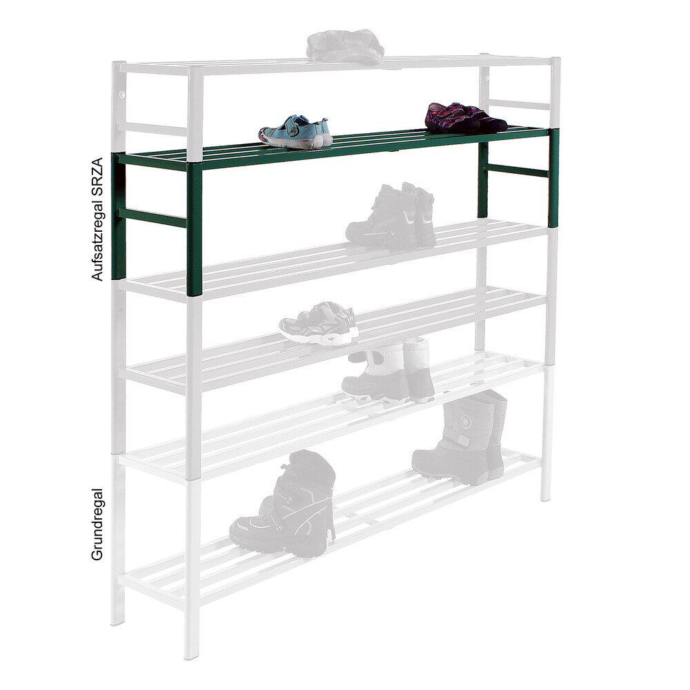 Aufsatzregal einfach, für hohe Schuhe