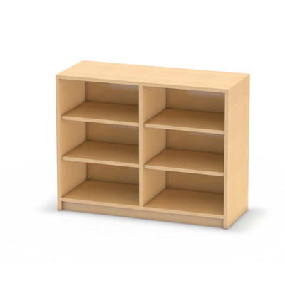 Unterschrank NEONOVA, offen, Mittelwand, je 2 Einlegeböden