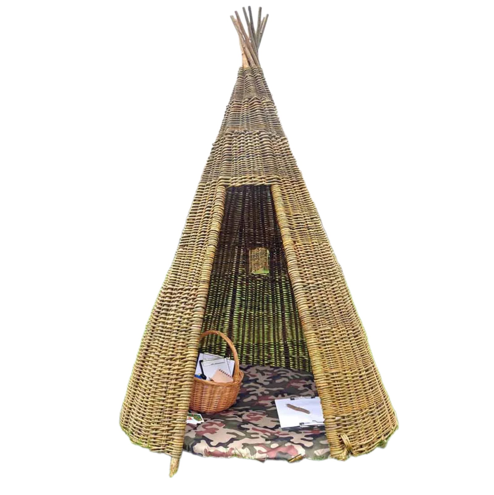 Weiden-Outdoor Wigwam - 2er Set