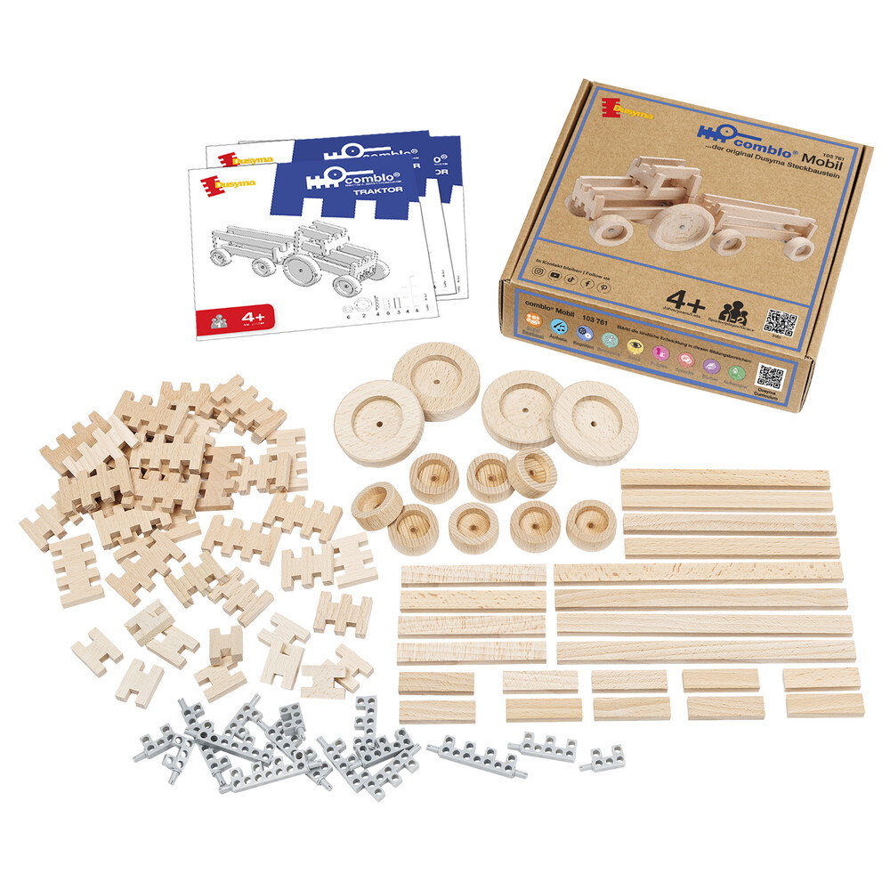comblo® Mobil – Konstruktionsspiel mit Rädern & Achsen